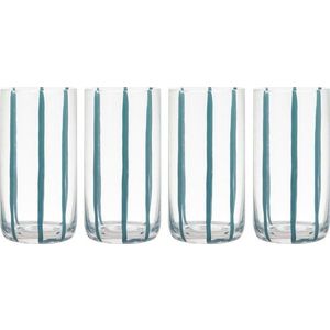 Sklenice v sadě 4 ks 450 ml Stripe – Ladelle obraz