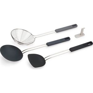 Nerezová sada kuchyňského náčiní 3 ks Fusion Wok Set – Joseph Joseph obraz