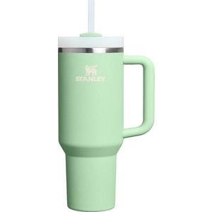 Šalvějově zelená termoska s brčkem 1, 18 l Quencher H2.O FlowState – Stanley obraz