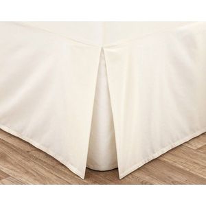Krémový napínací perkálový potah na rám postele 90x190 cm Easy Iron Percale – Catherine Lansfield obraz