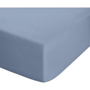 Modré napínací perkálové prostěradlo 150x200 cm Easy Iron Percale – Catherine Lansfield obraz