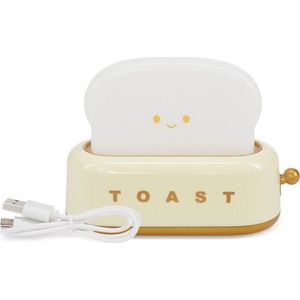 Žluté/bílé dětské noční světlo Toaster – Rex London obraz