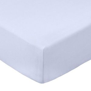 Napínací prostěradlo z bavlněného perkálu v levandulové barvě 150x200 cm Cotton Percale – Bianca obraz
