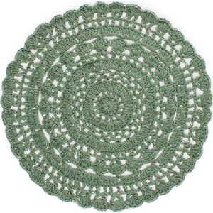 Prostírání s příměsí bavlny ø 35 cm Crochet – Rex London obraz