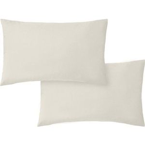 Povlaky na polštáře v sadě 2 ks z bavlněného perkálu 50x75 cm Cotton Percale – Bianca obraz