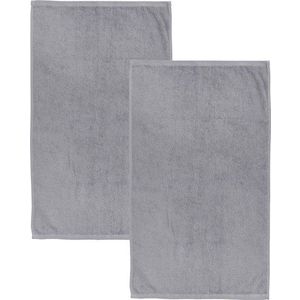 Šedé rychleschnoucí/froté bavlněné osušky v sadě 2 ks 90x140 cm Quick Dry – Catherine Lansfield obraz