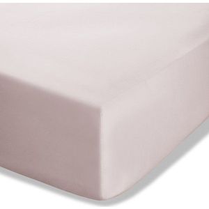 Světle růžové napínací perkálové prostěradlo 135x190 cm Easy Iron Percale – Catherine Lansfield obraz