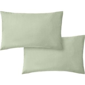 Povlaky na polštáře v sadě 2 ks z bavlněného perkálu 50x75 cm Cotton Percale – Bianca obraz
