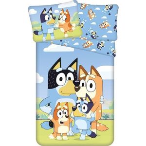 Bavlněné dětské povlečení na jednolůžko 140x200 cm Bluey – Jerry Fabrics obraz