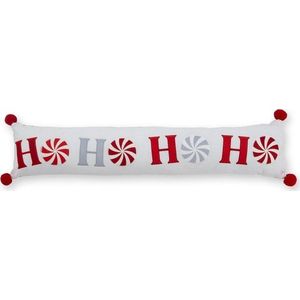 Červená/bílá ochrana proti průvanu 20x90 cm Christmas Ho Ho Ho – Catherine Lansfield obraz