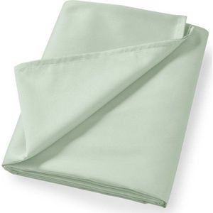 Světle zelené prostěradlo z bavlněného saténu 275x275 cm Cotton Sateen – Bianca obraz