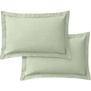 Povlaky na polštáře v sadě 2 ks z bavlněného perkálu 50x75 cm Cotton Percale – Bianca obraz