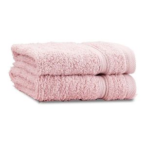 Světle růžové froté bavlněné ručníky v sadě 2 ks 30x30 cm Zero Twist – Catherine Lansfield obraz