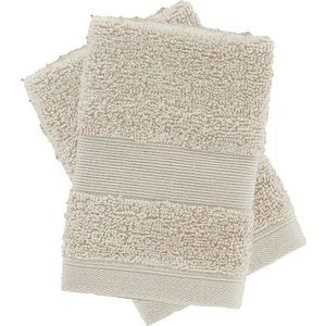 Béžové froté bavlněné ručníky v sadě 2 ks 30x30 cm Anti-Bacterial – Catherine Lansfield obraz