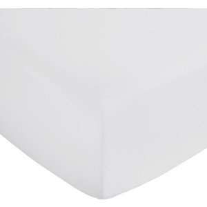 Světle šedé napínací prostěradlo z bavlněného saténu 150x200 cm Cotton Sateen – Bianca obraz