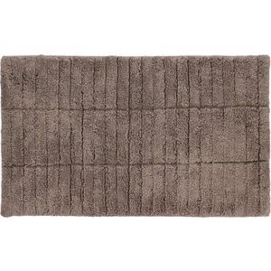 Taupe koupelnová předložka 50x80 cm Tiles – Zone obraz
