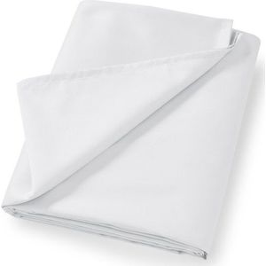 Světle šedé prostěradlo z bavlněného saténu 230x260 cm Cotton Sateen – Bianca obraz