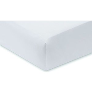 Bílé napínací prostěradlo z bavlněného saténu 150x200 cm Luxury Cotton Sateen – Bianca obraz