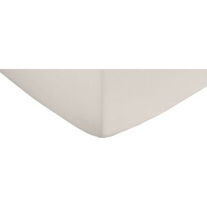 Béžové napínací prostěradlo z bavlněného saténu 150x200 cm Cotton Sateen – Bianca obraz