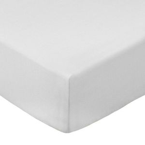 Bílé napínací prostěradlo z bavlněného perkálu 150x200 cm Cotton Percale – Bianca obraz