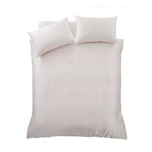 Růžové saténové povlečení na dvoulůžko/prodloužené 230x220 cm Silky Soft – Catherine Lansfield obraz