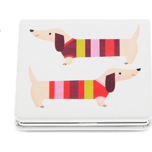 Kosmetické zvětšovací zrcadlo 7x7 cm Sausage Dog – Rex London obraz