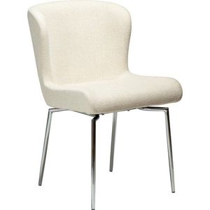 Krémová čalouněná jídelní židle Glam – DAN-FORM Denmark obraz