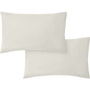 Povlaky na polštáře v sadě 2 ks z bavlněného perkálu 50x75 cm Cotton Percale – Bianca obraz