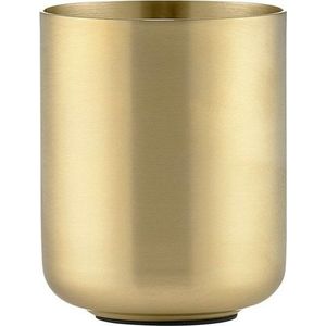 Kelímek na zubní kartáčky z nerezové oceli v mosazné barvě Ume Brass – Zone obraz