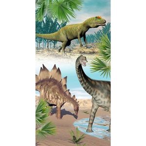 Dětská sametová plážová osuška 75x150 cm Dino – Good Morning obraz