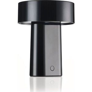 Černá plastová LED stolní lampa (výška 18 cm) Oblong – Zone obraz