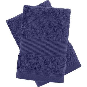 Tmavě modré froté bavlněné ručníky v sadě 2 ks 30x30 cm Anti-Bacterial – Catherine Lansfield obraz