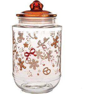Skleněná dóza na sušenky Gingerbread – Dakls obraz