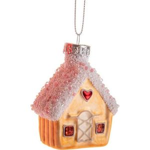Skleněná vánoční ozdoba 7 cm House – Dakls obraz