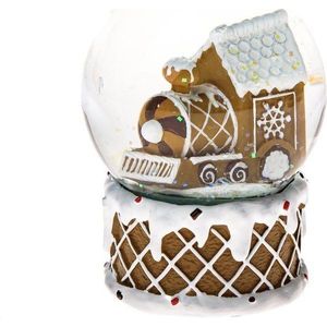 Polyresinové sněžítko (výška 10 cm) Snowy Train – Dakls obraz