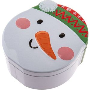 Kovová dóza na cukroví Snowman – Dakls obraz