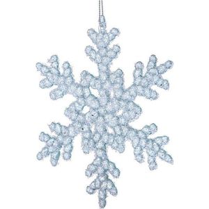 Skleněná vánoční ozdoba ø 6 cm Snowflake – Dakls obraz
