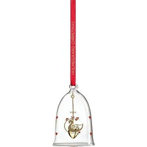 Skleněná ručně foukaná vánoční ozdoba ø 5, 5 cm Ann-Sofi Romme Annual Christmas Bell 2025 – Holmegaard obraz