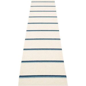 Modro-krémový vnitřní a venkovní běhoun 70x300 cm Olle Blue Vanilla – Pappelina obraz