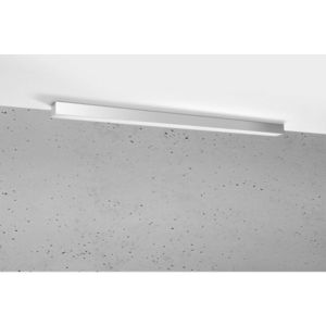 Šedé LED stropní svítidlo 117x6 cm Lemmi - Nice Lamps obraz