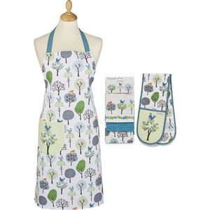 Utěrky, zástěra a chňapka v sadě 5 ks Forest Birds – Cooksmart ® obraz