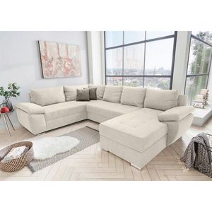 Livetastic SEDACÍ SOUPRAVA, textil, krémová obraz
