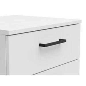 Carryhome KOMODA, bílá, 45/83/40 cm obraz