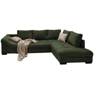 MID.YOU ROHOVÁ SEDAČKA, textil, tmavě zelená obraz