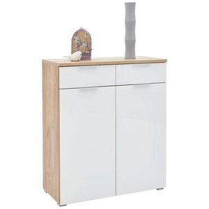 Voleo BOTNÍK, bílá, barvy dubu, 89/105/40 cm obraz