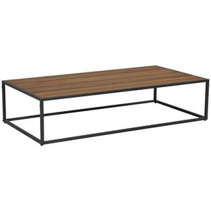 Livetastic KONFERENČNÍ STOLEK, přírodní barvy, černá, dřevo, kov, 115/27/60 cm obraz