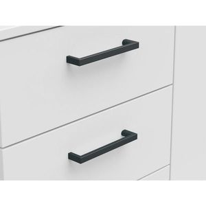 Carryhome KOMODA, bílá, 120/83/40 cm obraz