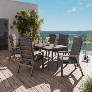 Ambia Garden ZAHRADNÍ RELAXAČNÍ ŽIDLE, kov, plast, textil obraz