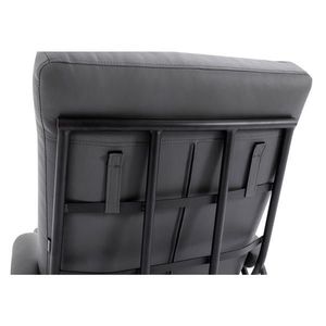 Livetastic RELAXAČNÍ KŘESLO S TABURETEM, textil, šedá obraz