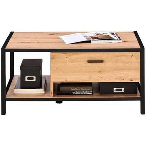 Carryhome KONFERENČNÍ STOLEK, antracitová, barvy dubu, kompozitní dřevo, 92/55/44 cm obraz